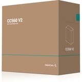DeepCool CC560 V2 boîtier midi tower Noir | 2x USB-A | Verre Trempé