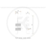 EKWB EK-Loop PCI Bracket Pass-Through, Connecteur Noir