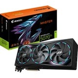GIGABYTE AORUS GeForce RTX 5070 Ti MASTER 16G, Carte graphique 1x HDMI, 3x DisplayPort