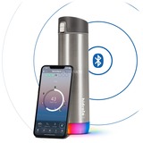 HidrateSpark Gourde intelligente Steel Chug RVS, 620 ml acier inoxydable, Bluetooth