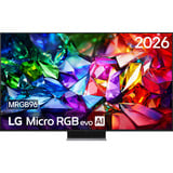 LG Micro RGB evo AI 75" Ultra HD TV LED Noir, 4x HDMI, 2x USB, Bluetooth, LAN, WLAN, CI+, HDR10