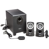 Logitech Système de haut-parleurs Z313, Haut-parleur PC Noir/Argent, Vente au détail
