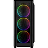 Sharkoon RGB WAVE boîtier midi tower Noir | 2x USB-A | 1x USB-C | RGB | Window