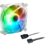 Sharkoon SHARK Disc PWM RGB ventilateur de boîtier Transparent, 120 x 120 x 25 mm