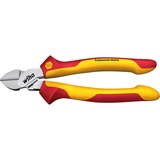Wiha Coupe latérale Professional électrique avec DynamicJoint, Tenailles de cran Rouge/Jaune