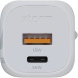 Xtorm 35W GaN² Ultra, Chargeur Blanc