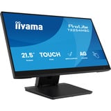 iiyama ProLite T2254MSC-B2AG 21.5" Moniteur tactile  Noir, 100 Hz, HDMI, DisplayPort, audio, USB, écran tactile