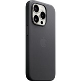 Apple Coque en tissage fin avec MagSafe pour iPhone 15 Pro, Housse/Étui smartphone Noir