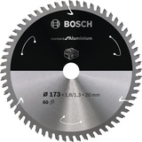 Bosch 2 608 837 759 lame de scie circulaire 17,3 cm 1 pièce(s) Aluminium, Métal non Ferreux, 17,3 cm, 2 cm, 1,3 mm, 8500 tr/min, 1,8 mm