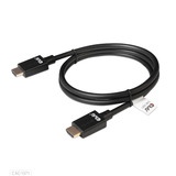 Club 3D Câble HDMI 2.1 Ultra High Speed certifié, mâle-mâle Noir, 1 mètre, 4K 120Hz, 8K 60Hz, 48Gbps