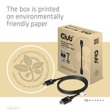 Club 3D Câble HDMI 2.1 Ultra High Speed certifié, mâle-mâle Noir, 1 mètre, 4K 120Hz, 8K 60Hz, 48Gbps
