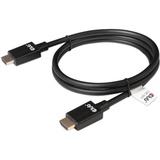 Club 3D HDM à très haut débit, Câble Noir, 1 mètre, 4K 120Hz, 8K 60Hz, 48Gbps