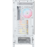 Corsair  boîtier midi tower Blanc | 4x USB-A | 1x USB-C | RGB | Verre Trempé