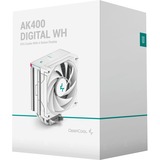 DeepCool AK400 DIGITAL Refroidisseur CPU RGB  Blanc