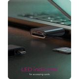 ICY BOX IB-CR204-CU3, Lecteur de carte Noir