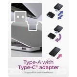 ICY BOX Lecteur de carte 2 en 1 IB-CR204-CU3 Noir