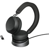 Jabra Evolve2 75 casque on-ear Noir, Link380a, Microsoft Teams