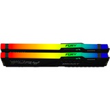 Kingston FURY Beast RGB 64 Go DDR5-5600 (2x 32 Go) mémoire vive Noir, KF556C36BBEAK2-64, EXPO