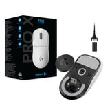 Logitech G PRO X SUPERLIGHT, Souris gaming Blanc, 100 - 25 600 dpi