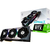 MSI GeForce RTX 3080 Suprim X 10G LHR, Carte graphique LHR, 1x HDMI, 3x DisplayPort