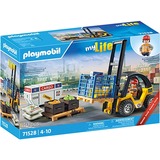 PLAYMOBIL City Action - Chariot élévateur à fourche avec charge, Jouets de construction 71528