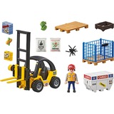PLAYMOBIL City Action - Chariot élévateur à fourche avec charge, Jouets de construction 71528