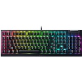 Razer BlackWidow V4 X RGB clavier gaming mécanique Noir, Layout US (QWERTY), Razer certified Mechanical Green Switches, 100%
