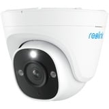 Reolink P344, caméra dôme intelligente 12 MP PoE avec projecteur, Caméra de surveillance Blanc, Vision nocturne en couleur