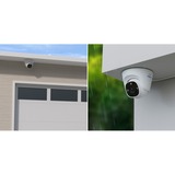 Reolink P344, caméra dôme intelligente 12 MP PoE avec projecteur, Caméra de surveillance Blanc, Vision nocturne en couleur