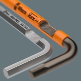 Wera 950/9 Hex-Plus Multicolore 3 clés à molette, Tournevis 9 pièces, code couleur, métrique, BlackLaser