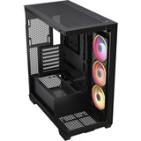 Corsair 3500X LX-R RGB iCUE LINK boîtier midi tower Noir | 2x USB-A | 1x USB-C | Verre Trempé