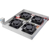 Digitus Unité de ventilation pour une installation variable de 483 mm (19"), Module de ventilation Gris