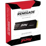 Kingston FURY Renegade Heatsink 4 To SSD Noir, SFYRDK/4000G, M.2 2280, PCIe 4.0 NVMe