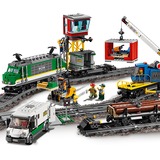 LEGO City - Le train de marchandises télécommandé, Jouets de construction 60198