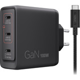 Lenovo Chargeur GaN Multi-port USB-C 100 W Noir