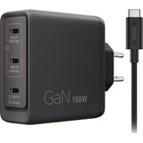 Lenovo LNV Chargeur multiport USB-C 100 W GaN Noir