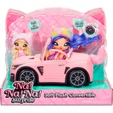 MGA Entertainment Na! Na! Na! Peluche Surprise Convertible, Jeu véhicule Rose clair