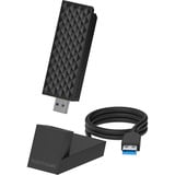 Netgear A9000-100PES, Adaptateur WLAN Noir