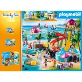 PLAYMOBIL Family Fun - Piscine avec jet d'eau, Jouets de construction 70610
