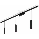 Philips Hue Kit de base Perifo pour plafond, droit (3 suspensions), Lampe Noir