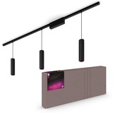 Philips Hue Kit de base Perifo pour plafond, droit (3 suspensions), Lampe Noir