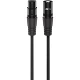 goobay Câble de connexion XLR Noir, 2 mètres