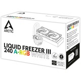 ARCTIC Liquid Freezer III 240 A-RGB, Watercooling Blanc, 4 broches PWM