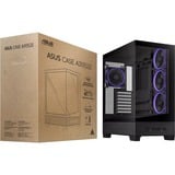 ASUS A31 PLUS boîtier midi tower Noir | 2x USB-A | 2x USB-C | Window