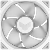 ASUS TUF Gaming TR120 ARGB Ventilateur inversé, Ventilateur de boîtier Blanc/transparent, Refroidisseur d'air, 12 cm, 2000 tr/min, Blanc