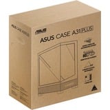 ASUS  boîtier midi tower Noir | 2x USB-A | 2x USB-C | Window