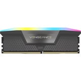 Corsair 64 Go DDR5-6000 (2x 32 Go) Kit, Mémoire vive Gris, CMH64GX5M2D6000Z40, Vengeance RGB, XMP, EXPO