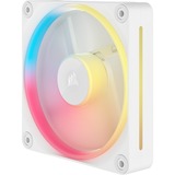Corsair iCUE LINK LX120-R RGB Reverse Fans Starter Kit, Ventilateur de boîtier Blanc, 3 pièces, 4 broches PWM