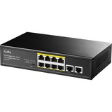 Cudy 8-Port Gigabit PoE+ Switch with 2 Gigabit Uplink Ports Noir