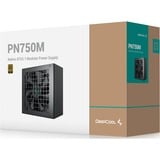 DeepCool PN750M alimentation  modulaire 750 watt Noir, 1x 12V-2x6, 3x PCIe